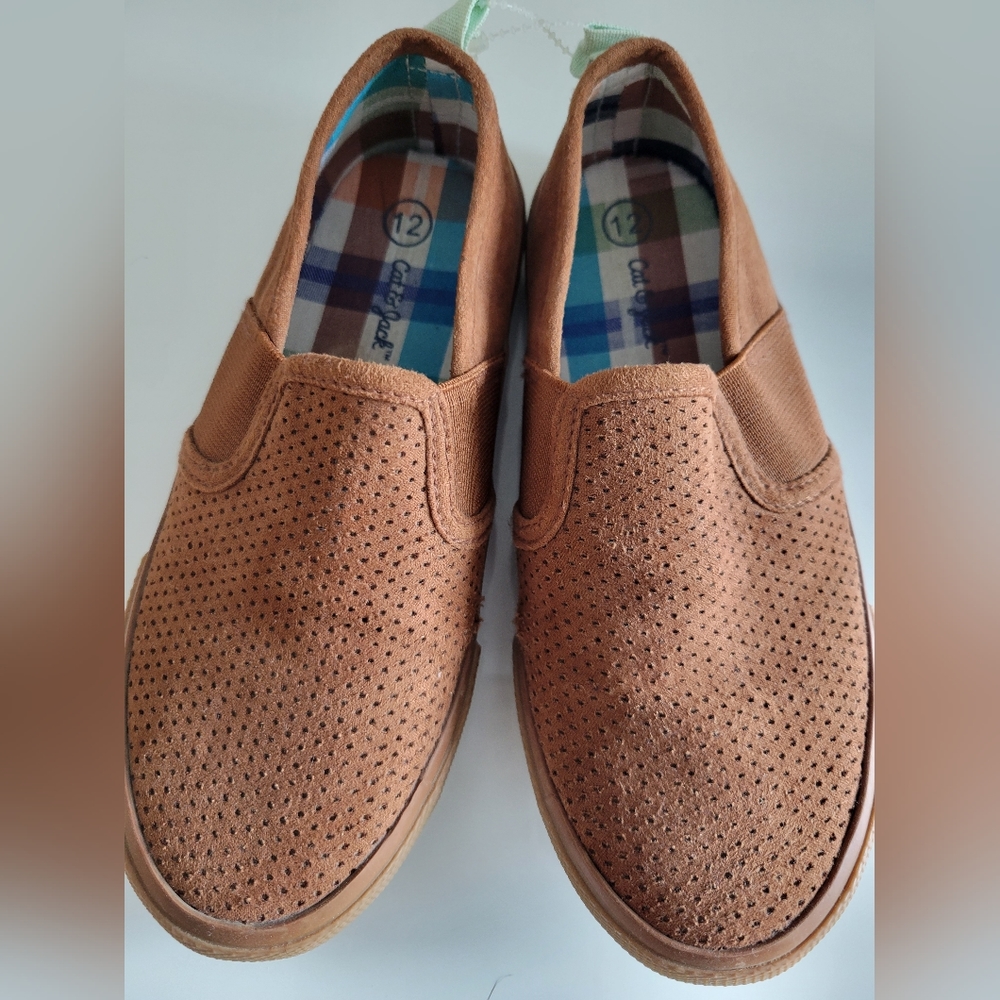 Girls CAT & JACK slip ons 12